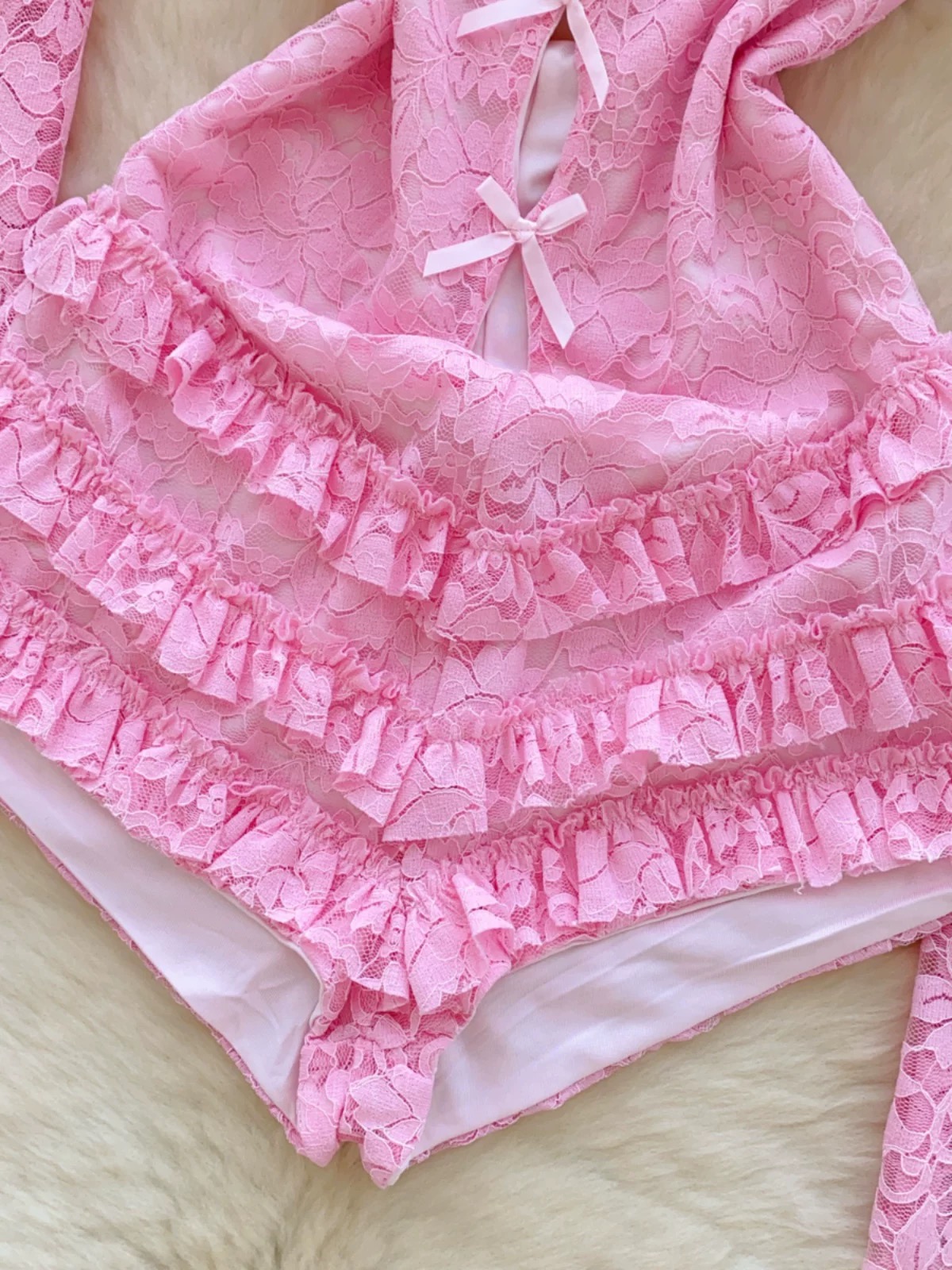 Smooth talker lace romper RJS126 images